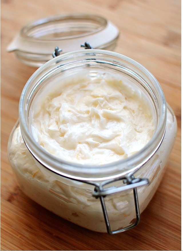 BODY BUTTER
Honey
Citrus
Coconut oil
Place equal amount of all three ingredients into a large bowl. Grate the citrus with a cheese grater. Mix until it's a complete cream and put into a sealable jar. You can get this exact one from a dollar store.