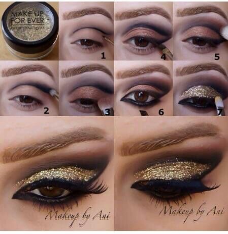 Glitter Eyeshadow Tutorials🐚