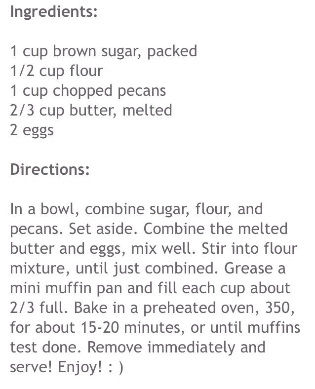 Pecan Pie Mini Muffins