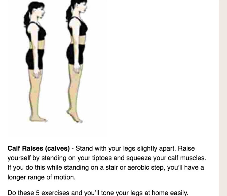 🌟🌟5 Exercises To Tone Your Legs Fast🌟🌟