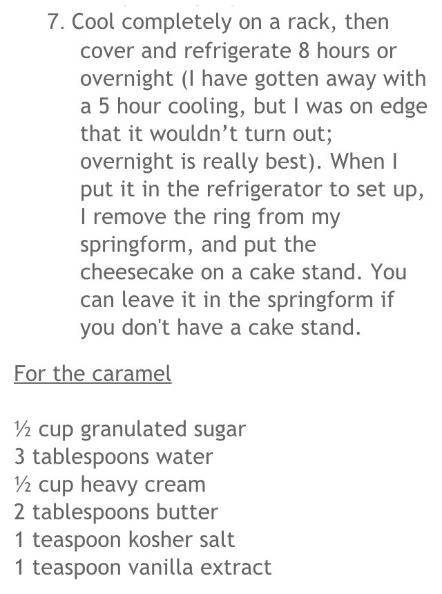 Delicious Salted Caramel Cheesecake