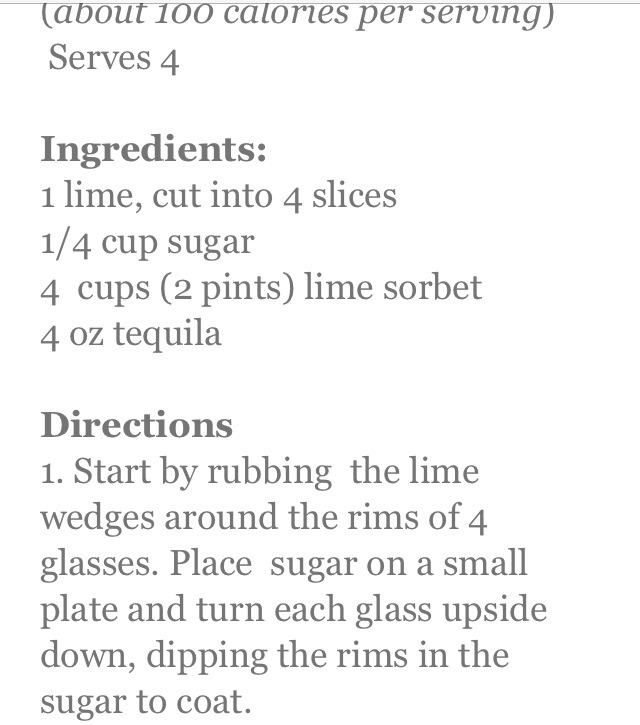 4 SKINNY Margaritas!