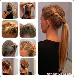 5 Easy 5 Minute Hair Styles For School 