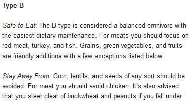 How to eat right for your Blood Type