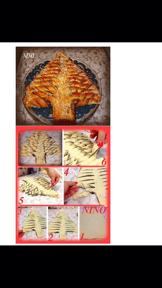 This braided Nutella Christmas tree can make anyone look like a master baker, so simple and tastes amazing too! 