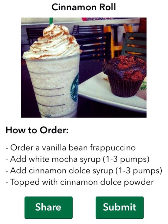 Starbucks Hidden Drink Recipes 
