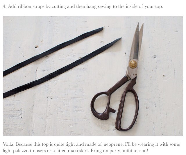 DIY TUBE TOP TUTORIAL 
