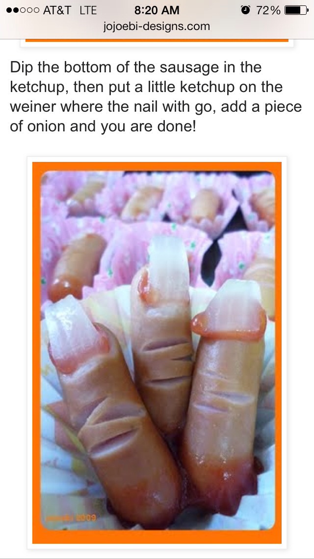 Halloween Finger Food - Great For Parties