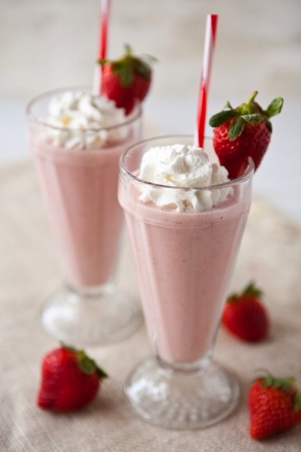 Healthy Strawberry Milkshakes

Make your own shakes at home with antioxidant-rich frozen strawberries and reduced- fat ice cream or yogurt, and you'll have a sweet treat you won't feel guilty about!
