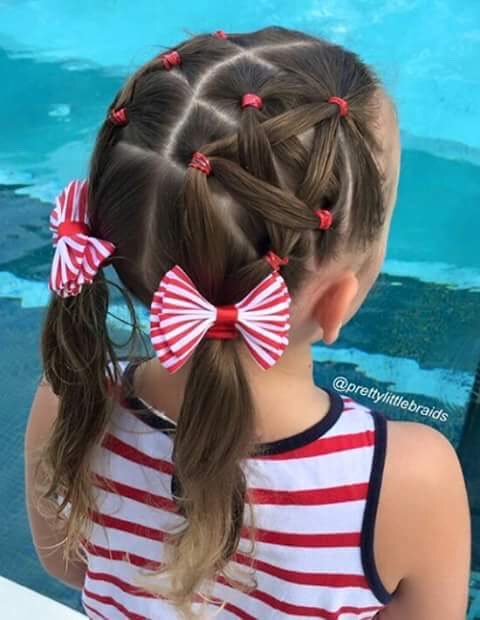 💕28 Braided & Knotted Hairdos For Little Girls💕