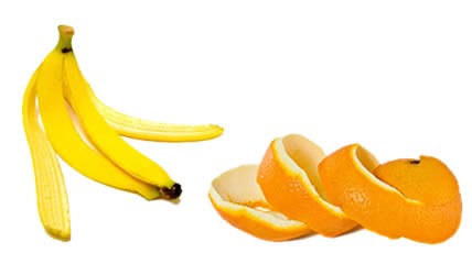 Now for this tip all you need is a banana or orange peel! ( it is of course optional of which you have!)