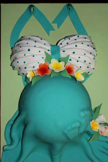 baby shower pregnant belly cakes 