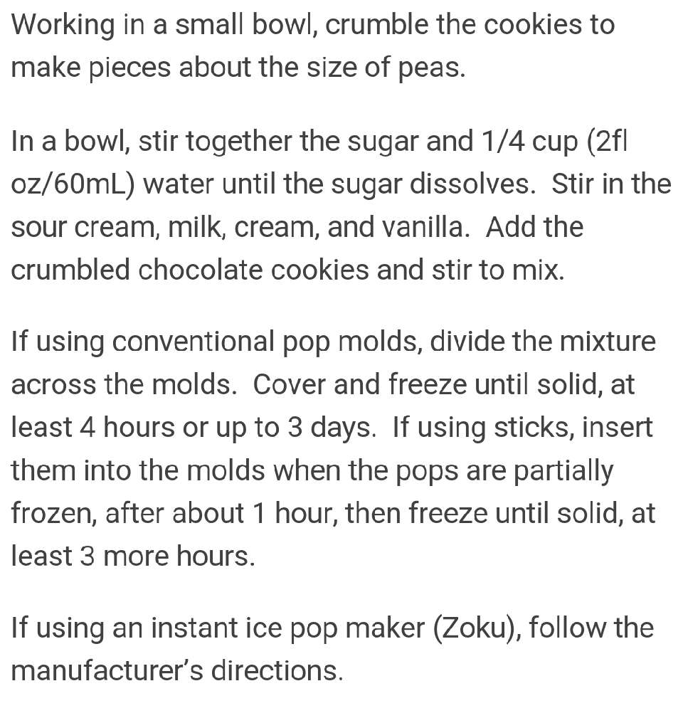 Cookies And Cream Popsicles! 