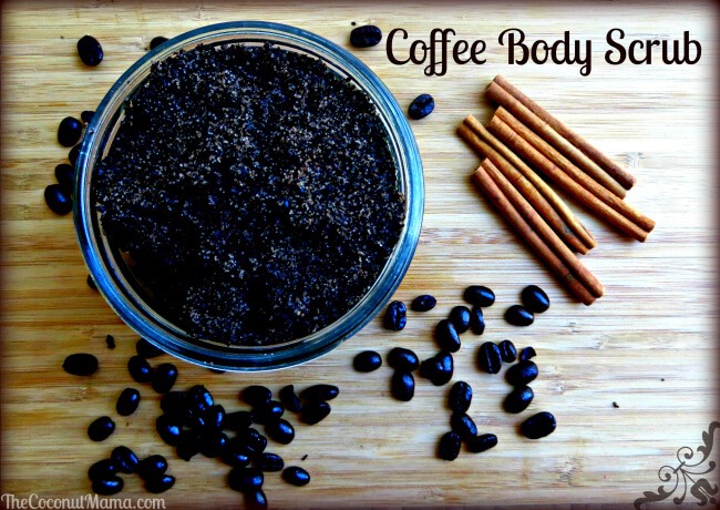 Coffee body polish, pic from google image