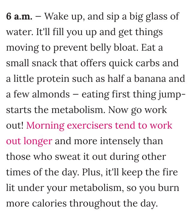 HOUR-BY-HOUR GUIDE TO LOSING WEIGHT ALL DAY!
