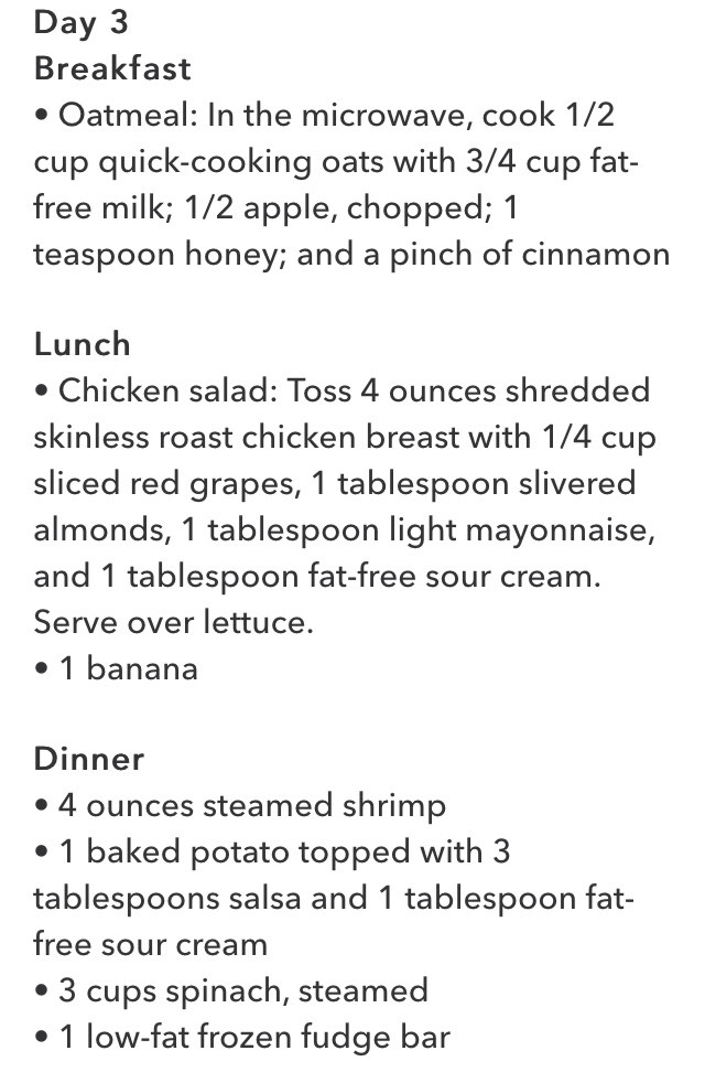 7 Day 1200 Calorie Meal Plan!!