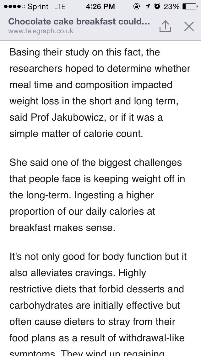 🍰 Eating Cake For Breakfast Can Actually Help You Lose Weight!!!🍰