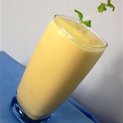 Directions
Place mango, banana, orange juice, and yogurt in a blender. Blend until smooth. Serve in clear glasses, and drink with a bendy straw!