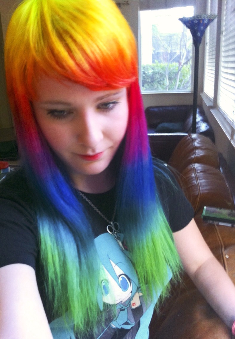 Rainbow Hair Colors 