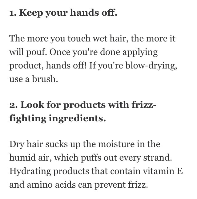 💖5 Genius Hacks for Fighting Frizzy Hair💖