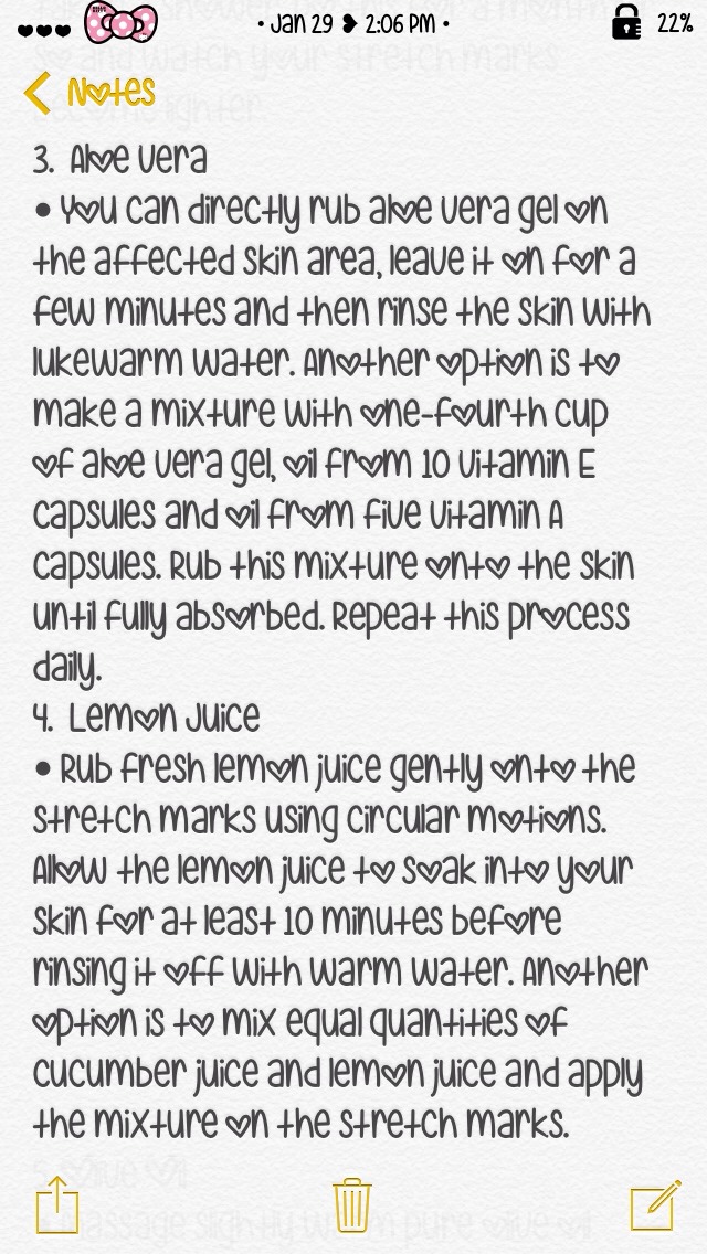 DIY: 5 Stretch Mark Removal Treatments!