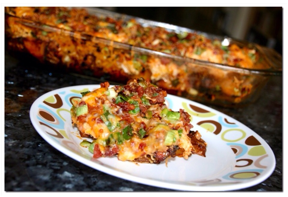 ✨✨Loaded Potato & Buffalo Chicken Casserole✨✨ 