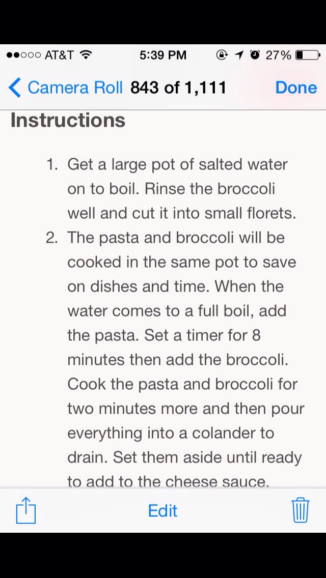 Delicious Cheese And Broccoli Pasta! 