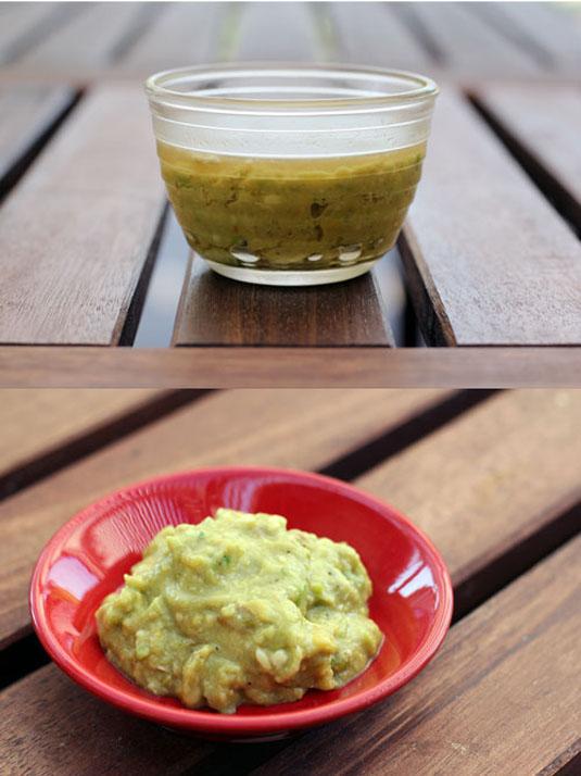11. Keep guacamole from turning brown by pouring water on top of it.