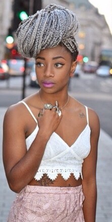 Dyed Hair on Dark Skin Girls / Colored Hair on Darker Skin