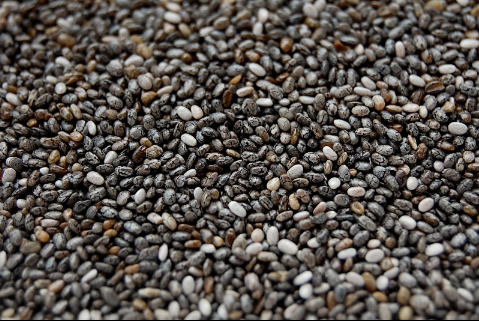 Then put chia seeds.
