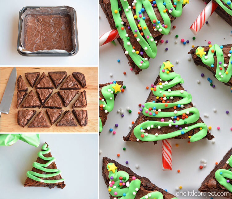 ๐Easy Christmas Tree Brownies!๐