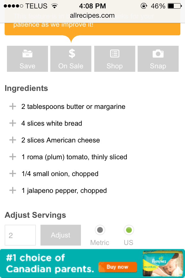 Spicy Healthy Grill Cheese