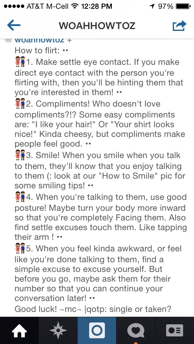 How to flirt with your crush