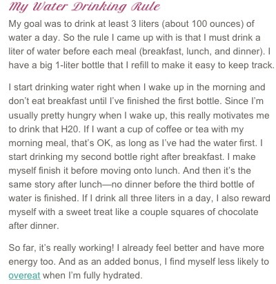 Simple Trick To Drink More Water 