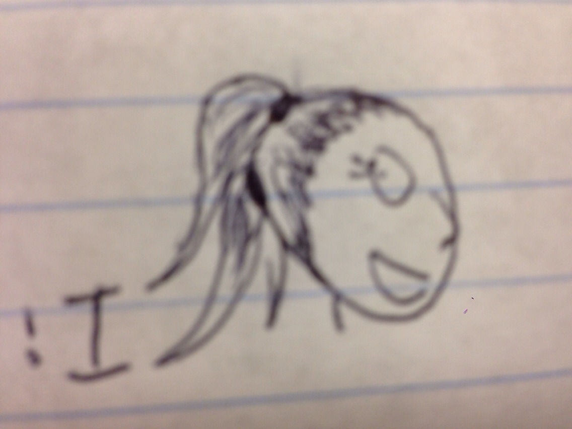 Two pony tails! Take a top layer of your hair, put it in a ponytail, then do the same with the bottom. It makes your ponytail look much longer than it actually is!