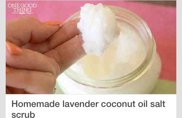 Homemade Lavender Coconut Oil Scrub 👌