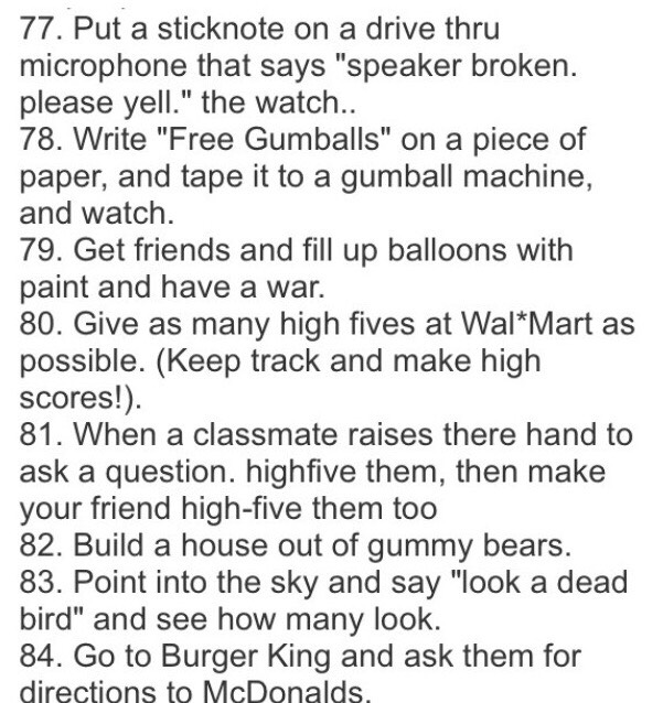 100 Crazy Activities To Do With Your BestFriends!ππ