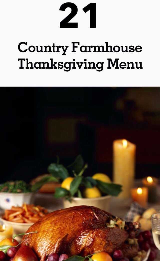 Thanksgiving Menu Plans #friendsgiving