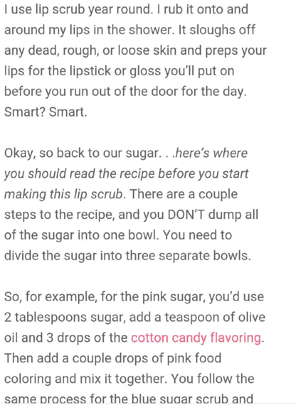 Cotton Candy Lip Scrub!!