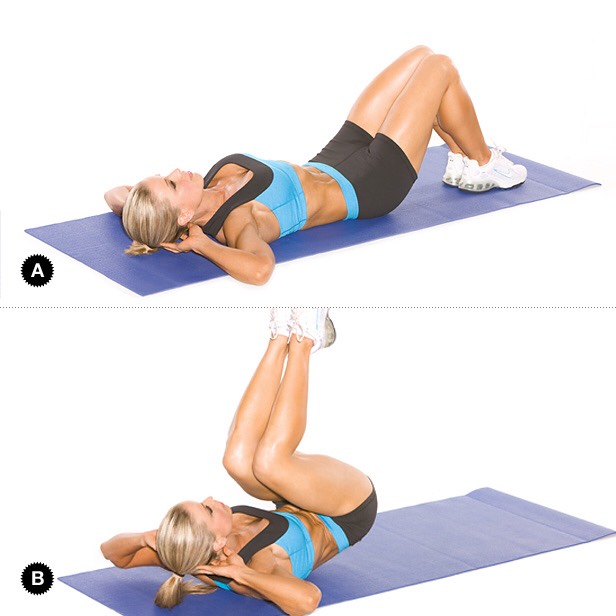 20 reverse crunches