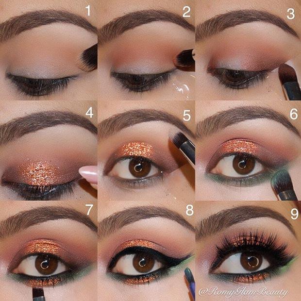 Fall Eye Makeup Looks & Tutorials For Brown Eyes