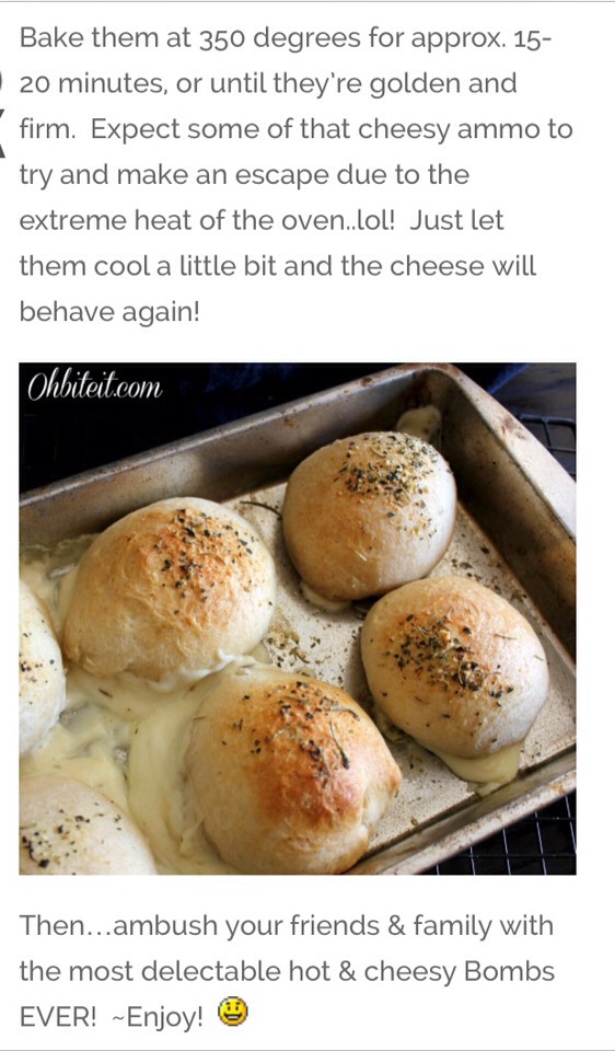 " Cheesy Biscuit Bombs"😋