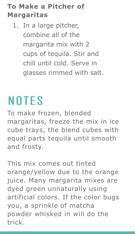 HOMEMADE MARGARITA #SummerVibes