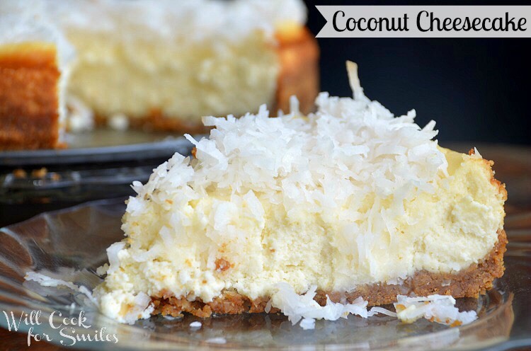 Coconut cheesecake