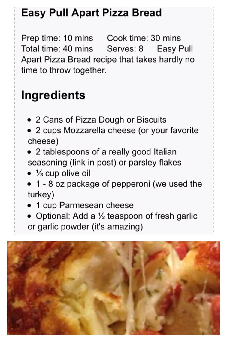Easy Pull Apart Pizza Bread Favorite Recipe) 🍕🍕🍕