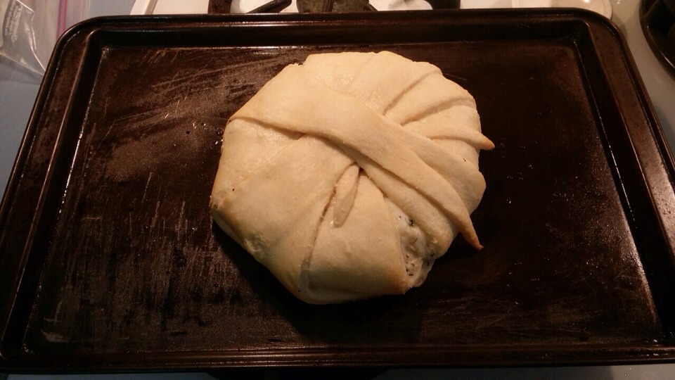 Easy Bake Stuffed Pepperoni Pizza
