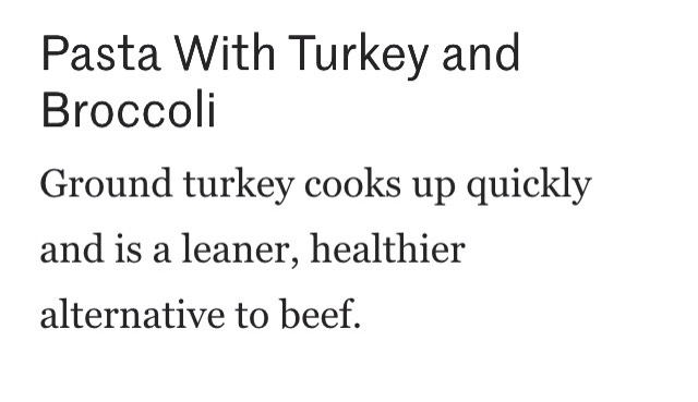 Pasta with Turkey and Broccoli🍜 (QUICKY RECIPE!!) 