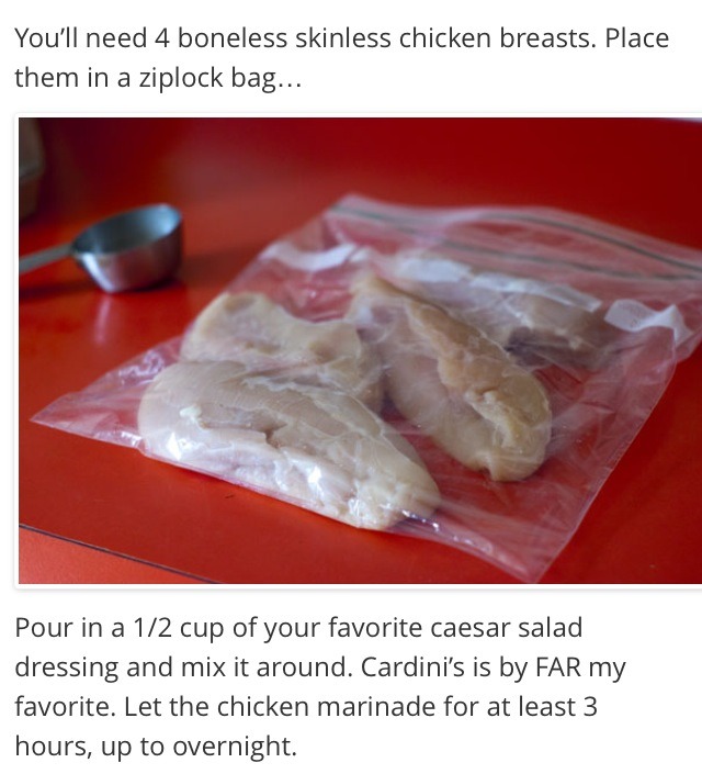 Baked Chicken Caesar Casserole. 