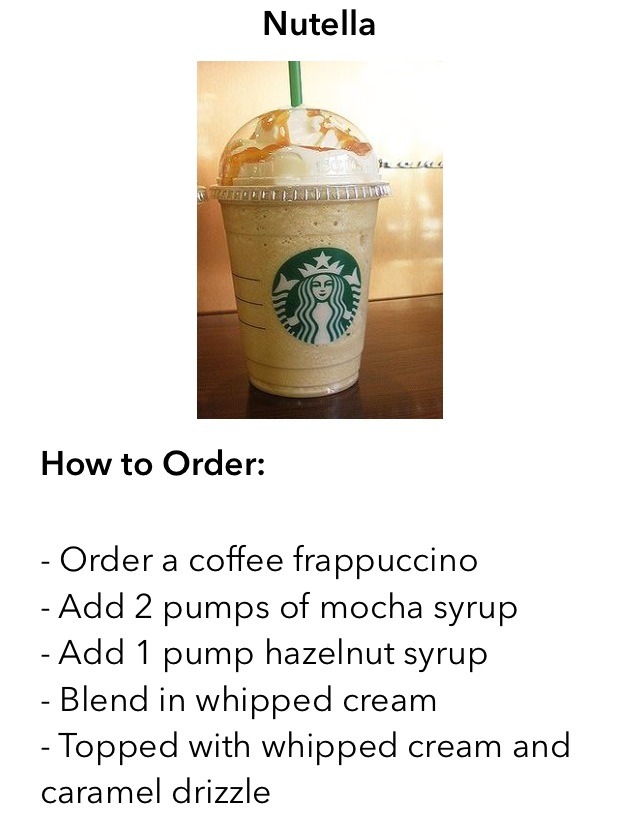 Starbucks Secret Menu Frappuccinos Recipes To Order  