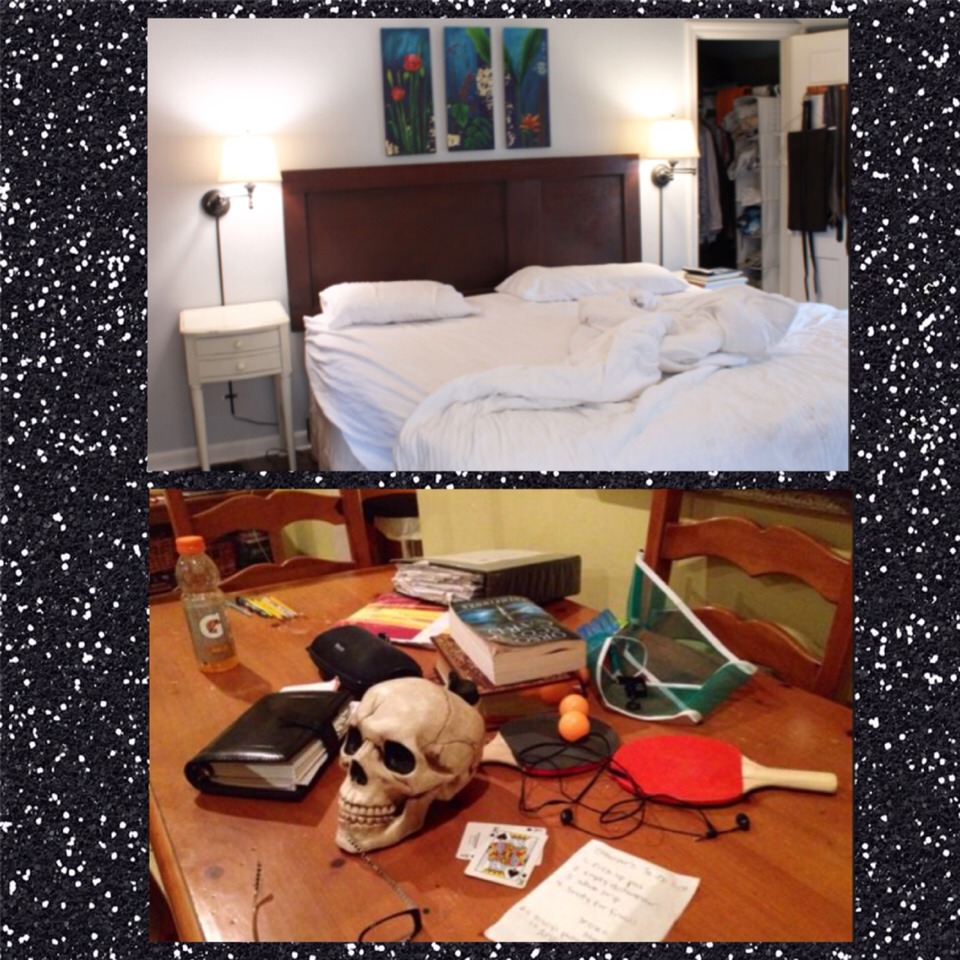 If you have a really messy room to clean up, do a small area ( make up your bed, clean a dresser off, clean the floor, etc.) at a time and then take a 3-5 minute break. If you get really distracted while you clean and get off track easy this is a good way to help you stay on track. 